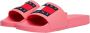 Tommy Jeans Oranje Polyethyleen Slide Sandalen Pink Dames - Thumbnail 22