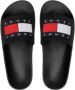 Tommy Jeans Zwarte Flip-flops Synthetisch Open Teen Antislip Black Dames - Thumbnail 5