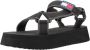 Tommy Jeans EVA Platte Sandalen Black Dames - Thumbnail 4