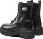 Tommy Hilfiger Veterboots in zwart voor Dames - Thumbnail 6