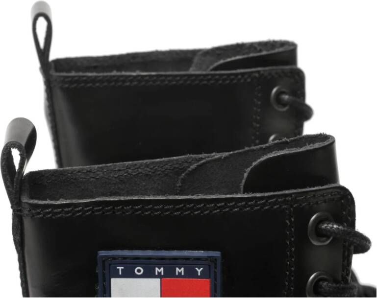 Tommy Jeans Lace-up Boots Zwart Dames