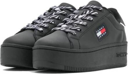 Tommy Jeans Lage Sneakers Black Dames