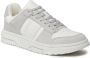 Tommy Hilfiger Sportieve witte vetersneakers met contrastdetails White Heren - Thumbnail 3