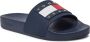 TOMMY JEANS Slippers FLAG POOL SLD ESS zomerschoen slippers met gekleurde logovlag - Thumbnail 4