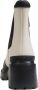 Tommy Jeans Beige Leren Enkellaarsjes Slip-On Beige Dames - Thumbnail 7