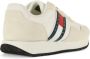 Tommy Jeans Moderne Runner Leren Sneakers White Heren - Thumbnail 3