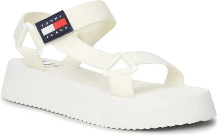 Tommy Jeans Platform Sandalen White Dames