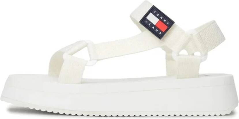 Tommy Jeans Platform Sandalen White Dames