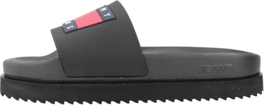 Tommy Jeans Sliders Black Dames