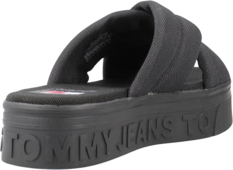 Tommy Jeans Sliders Black Dames
