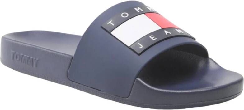 Tommy Jeans Sliders Blauw Dames