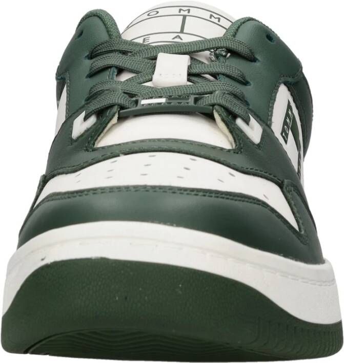 Tommy Jeans Sneakers Wit Green Heren