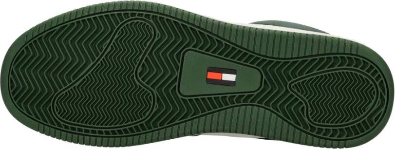 Tommy Jeans Sneakers Wit Green Heren