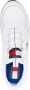 Tommy Hilfiger Sportieve witte vetersneakers met contrastdetails White Heren - Thumbnail 10