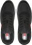 TOMMY JEANS Tommy Hilfiger Retro Leather TJM Essential Heren Sneakers Zwart - Thumbnail 12