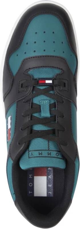 Tommy Jeans Sportieve Casual Retro Sneakers Zwart