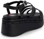Tommy Jeans Strappy Wedge Sandalen Lente Zomer Collectie Black Dames - Thumbnail 12