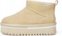 Tommy Jeans Beige Flatform Enkellaarzen voor Vrouwen Beige Dames - Thumbnail 3