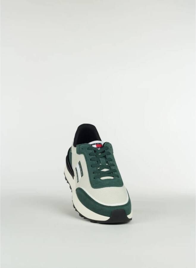 Tommy Jeans Technische Hardloopschoenen Green Heren