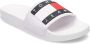 Tommy Hilfiger Badslippers in wit voor Dames Tommy Jeans Flag Pool Slide - Thumbnail 7
