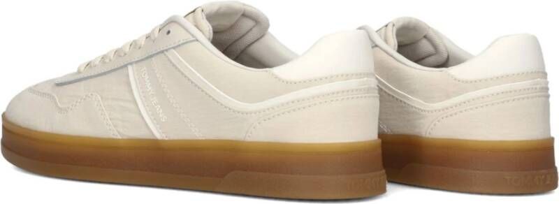 Tommy Jeans Witte Canvas Sneakers The Greenwich