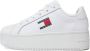 Tommy Jeans Witte Damessneakers Lente Zomer Stijl - Thumbnail 2