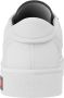 Tommy Jeans Witte Leren Lage Sneakers White Heren - Thumbnail 4