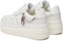 Tommy Jeans Witte Leren Platform Sneakers met Veters White Dames - Thumbnail 5