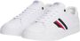 Tommy Jeans Witte Leren Sportieve Sneakers - Thumbnail 2