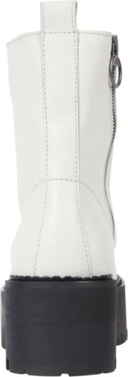 Tommy Jeans Witte Rits Enkellaarzen