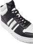 Tommy Jeans Zwarte leren hoge sneakers Black Heren - Thumbnail 5
