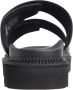 Tommy Jeans Zwarte platte sandalen voor vrouwen Black Dames - Thumbnail 6
