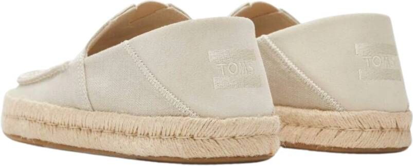 TOMS Alonso Rope Loafers in Creme Beige Heren