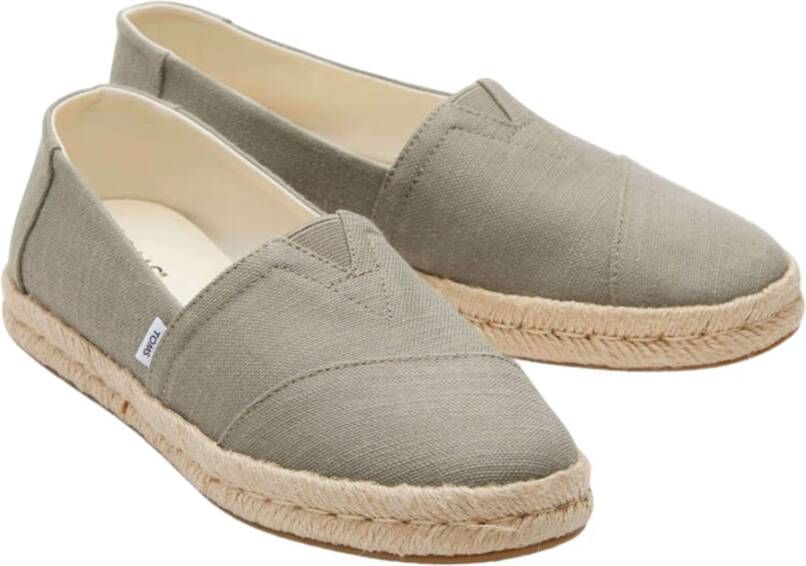 TOMS Alpargata rope 2.0 loafers olijf Green Dames