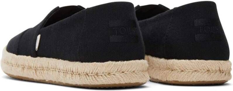 TOMS Alpargata rope 2.0 loafers zwart Black Dames