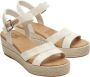 TOMS Audrey naturel | linnen sleehak sandalen Beige Textiel Sandalen met hak Dames - Thumbnail 9