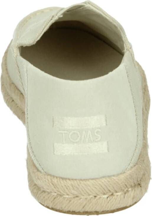 Toms Beige Loafer Schoenen met Touw Detail