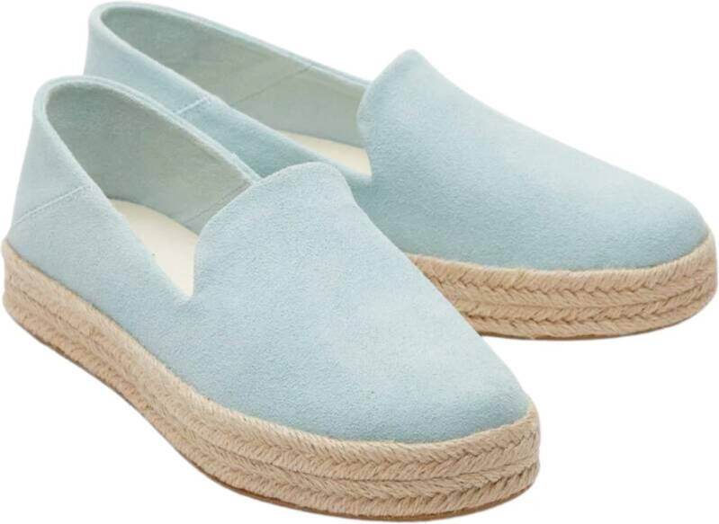 TOMS Carolina Lichtblauwe Loafers Blue Dames