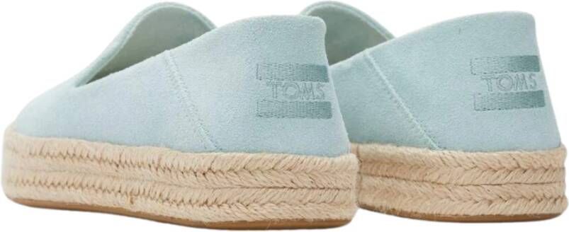 TOMS Carolina Lichtblauwe Loafers Blue Dames