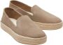 TOMS Carolina slip ons van suède Beige Suede Espadrilles Dames - Thumbnail 3