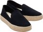 TOMS Carolina black flatform Zwart Suede Espadrilles Dames - Thumbnail 3