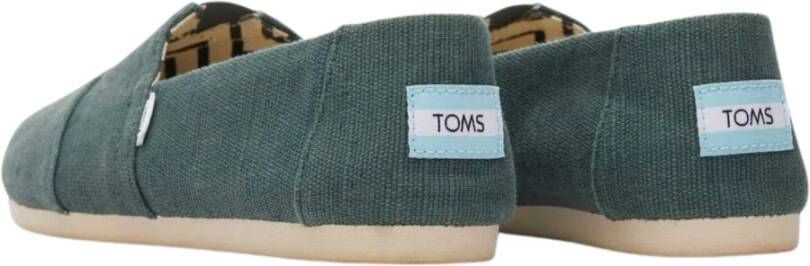 TOMS Groene Alpargata Loafers Green Dames