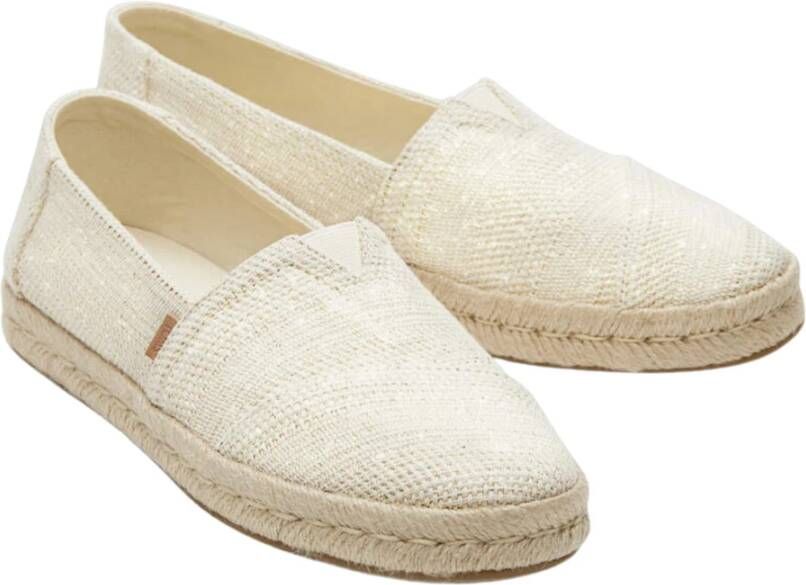 TOMS Rope 2.0 Loafers in Creme Beige Dames