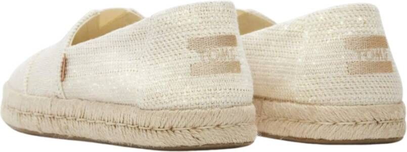 TOMS Rope 2.0 Loafers in Creme Beige Dames
