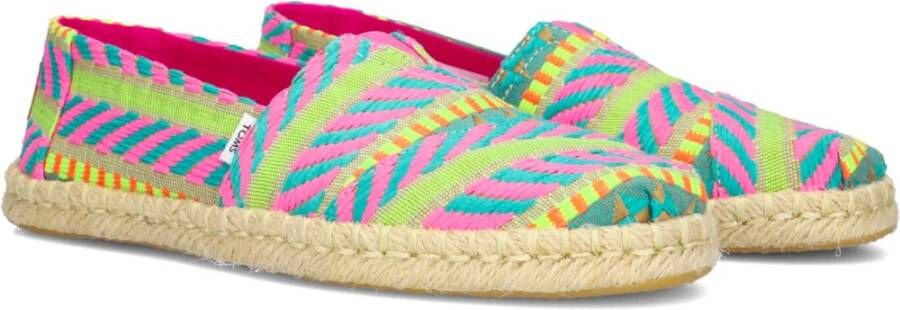 TOMS Rope Espadrilles in Multi-Kleur Textiel Multicolor Dames