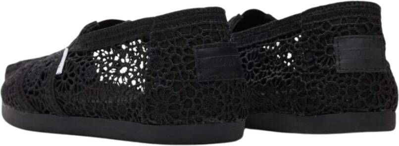 TOMS Zwarte Alpargata Loafers Black Dames