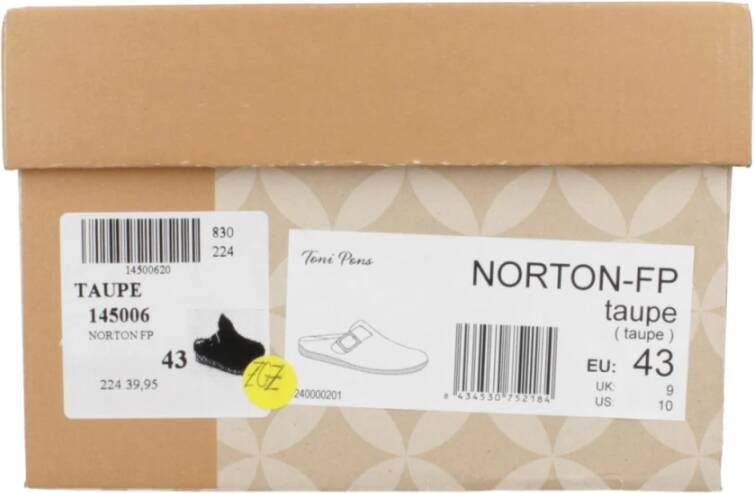 Toni Pons Comfortabele huisslippers