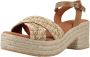 Toni Pons Elegante High Heel Sandalen Beige Dames - Thumbnail 4
