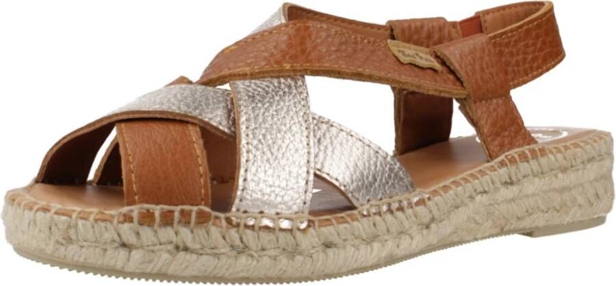 Toni Pons Flat Sandals Brown Dames