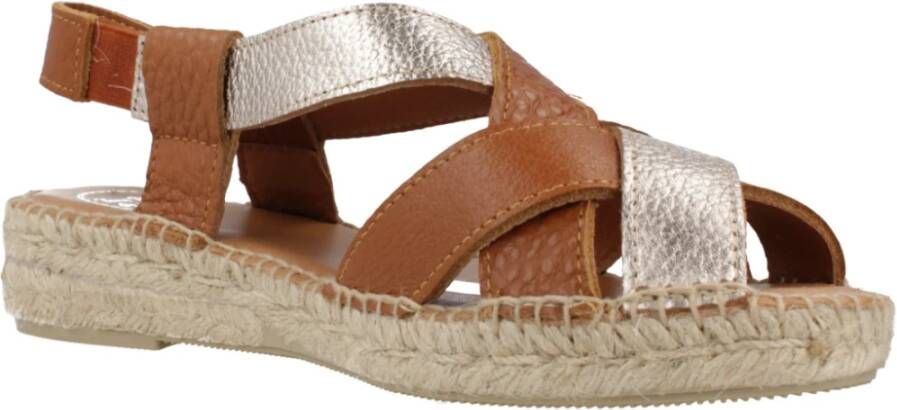 Toni Pons Flat Sandals Brown Dames